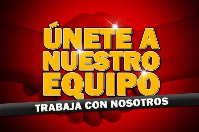 Únete a nuestro equipo — Trabaja con nosotros